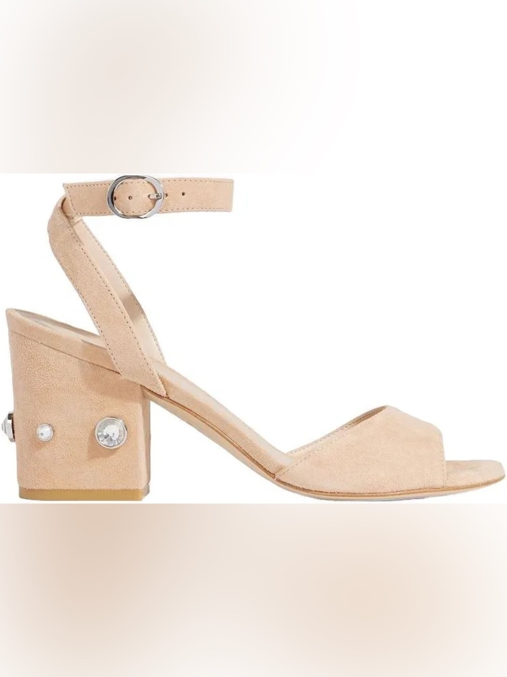 STUART WEITZMAN
Alshn 75 crystal-embellished suede sandals